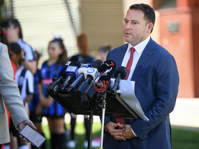 James Johnson has said that $45m in government funding will be needed. Picture: Getty