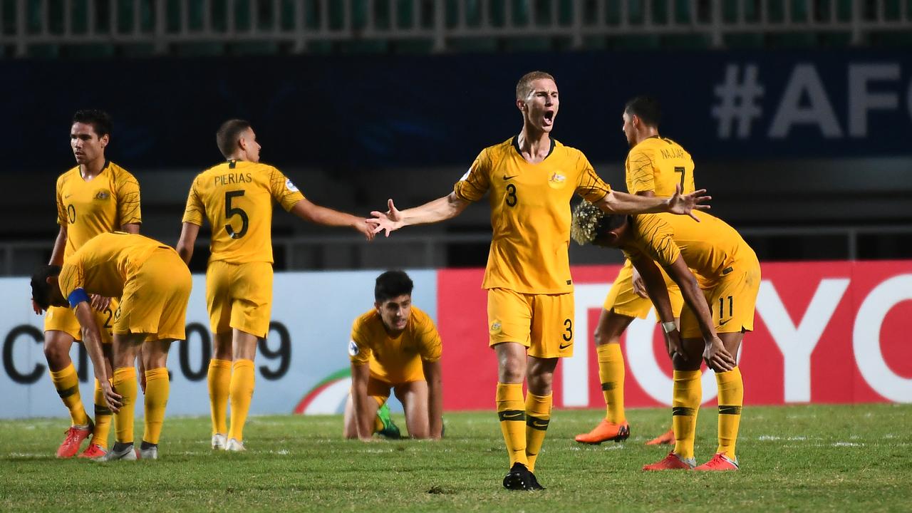 The Young Socceroos are one win away from a World Cup berth. Photo: Asian Football Confederation