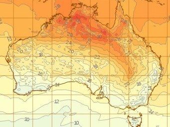 Australia's east coast is bracing for a heatwave less than a week after being rocked by severed storms. Picture: BoM