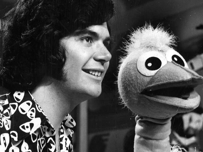 Daryl Somers and Ossie Ostrich.