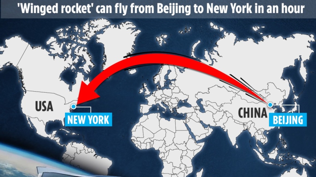 Inside China s new hypersonic plane travel to NY from Beijing in