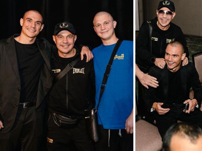 Tim Tszyu needed only to feel those most famous of hands on his shoulders to know immediately, and even before turning, who was behind him.