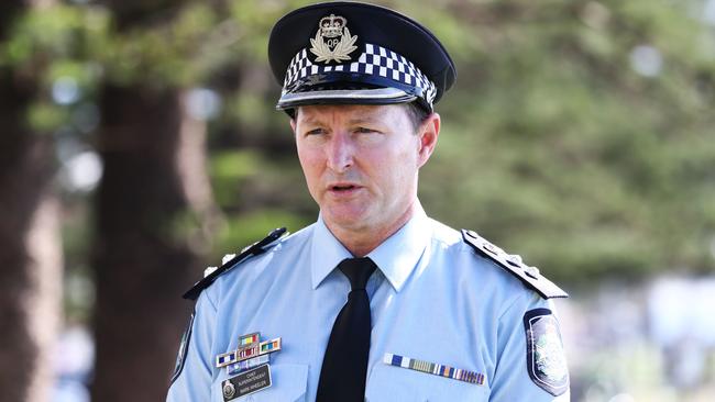 Gold Coast Chief Superintendent Mark Wheeler. Picture: Jason O'Brien