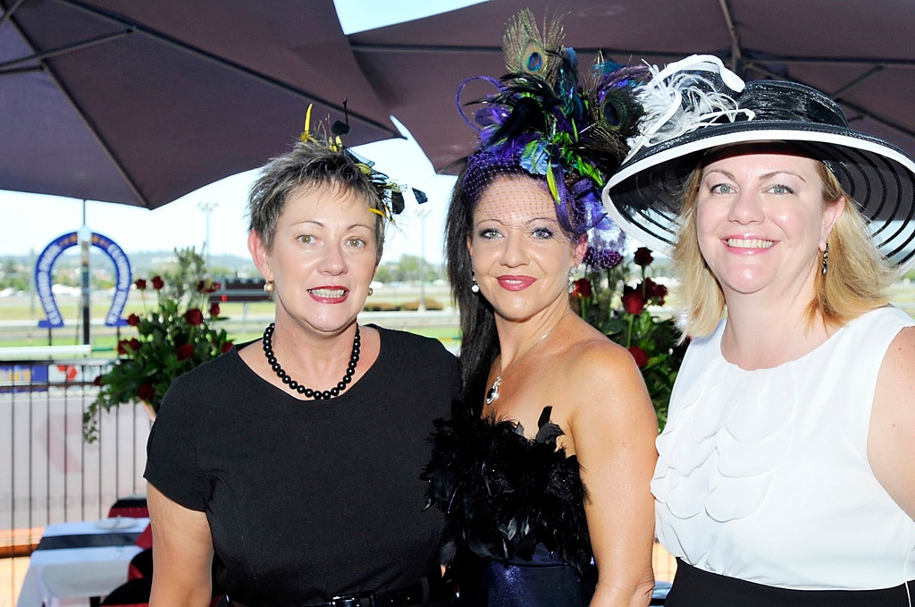 Kath Walker, Jo Purtill, Janine Ashmore. Picture: Dave Noonan