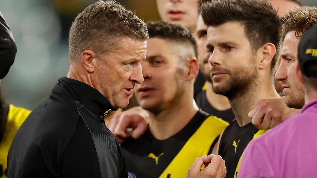 Damien Hardwick blames a lack of continuity because of consistent injuries as one problem.