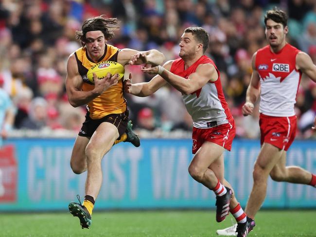 The Hawks will host the Swans in Launceston on Anzac Day next year. Picture: Getty