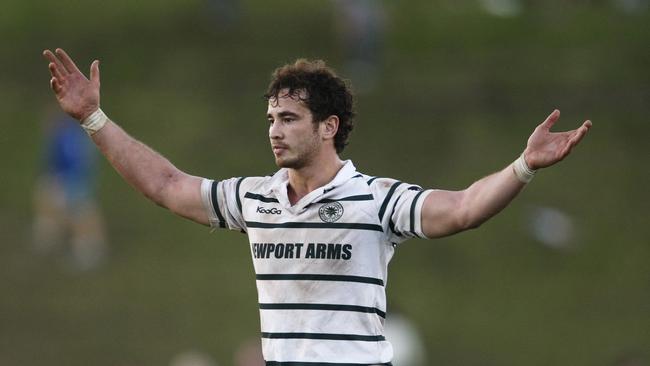 Cipriani during a stint in Australia playing for the Warringah Rats against Manly in Sydney.