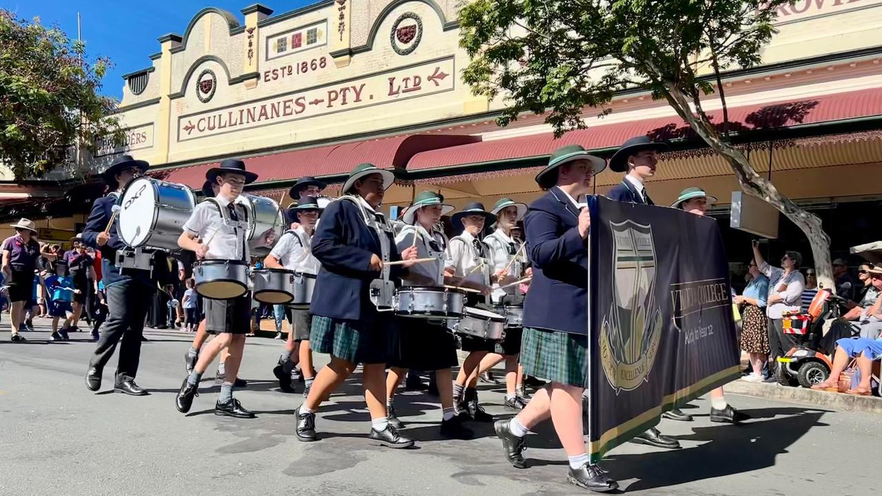 Victory College was among the many schools that participated in the Gympie 2024 Anzac Day parade.