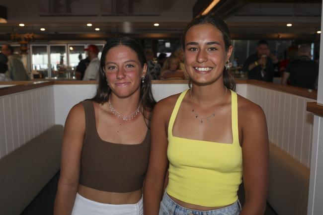 <p>Ashleigh Windsham and Pipi Tepania. The Pulse for Shaw and Partners Shannon Eckstein Ironman Classic awards evening at Northcliffe Surf Lifesaving Club Saturday the 11th of February. Picture: Marcelo Lang</p>