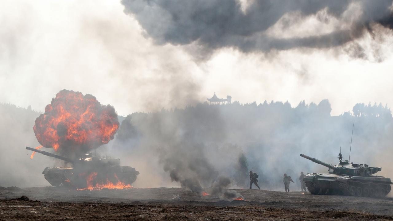 A training exercise on December 24, 2018. Picture: PLA