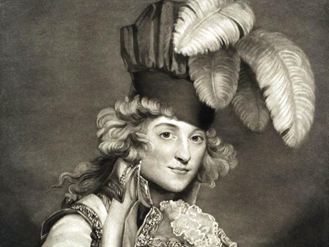 A 1791 engraving of actor Mrs Jordan, also known as Dorothea Bland, long time lover of Prince William Duke of Clarence (later King William IV). Public domain