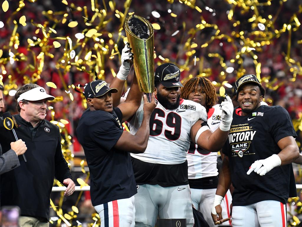 Stetson Bennett, the unlikely champion who came back for more: Our College  Football Person of the Year - The Athletic