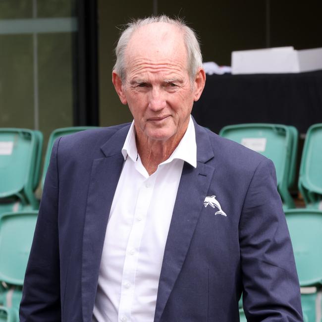 Dolphin’s Head Coach Wayne Bennett will have to be at his wily best to get the team ready for round one 2023. Picture: Steve Pohlner