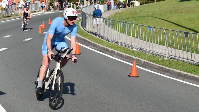 Athletes at the Sunshine Coast Ironman 70.3 2023.