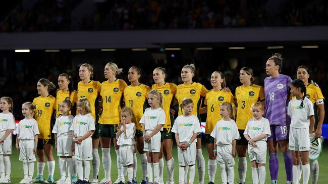 The Matildas. Picture: Will Russell/Getty Images