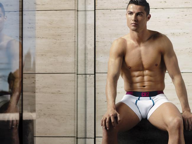 Abs for days. Picture: CR7 Underwear/MEGA