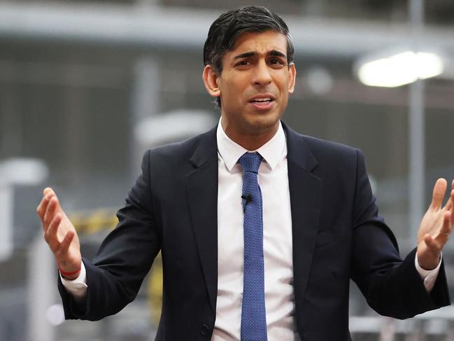 Rishi Sunak has made a desperate plea to voters. Picture: AFP