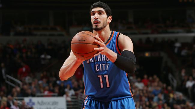 Oklahoma City star Enes Kanter.