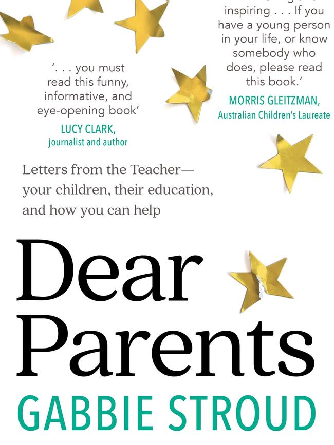 Dear Parents by Gabbie Stroud. Cover supplied.