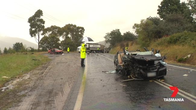 Two vehicle crash on Boyer Road, Dromedary. Picture 7 Tasmania News