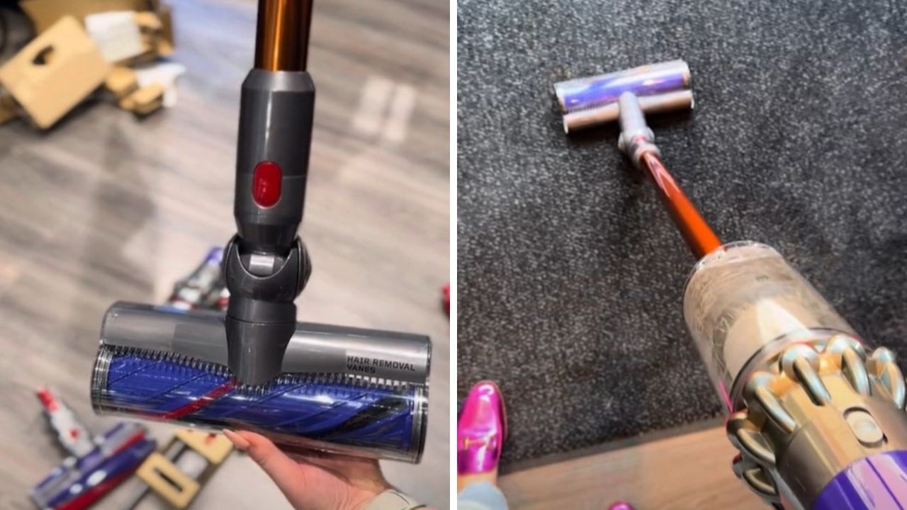 You simply can't live without a Dyson V10 Cordless Vacuum – and at this price you don't have to. Picture: TikTok/@red.exclusive
