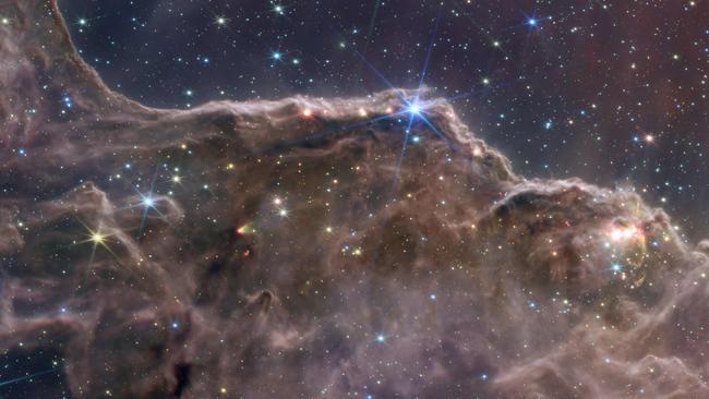 A young, star-forming region called NGC 3324 in the Carina Nebula. Picture: NASA/AFP