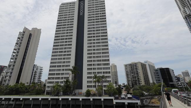 Condor Ocean View Apartments at Surfers Paradise. Picture: Glenn Hampson