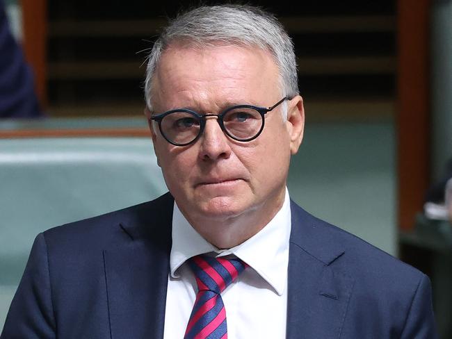 CANBERRA, AUSTRALIA NewsWire Photos FEBRUARY 17, 2022:An emotional Valedictory speech by Joel Fitzgibbon member for the Hunter to the House. Picture: NCA NewsWire / Gary Ramage