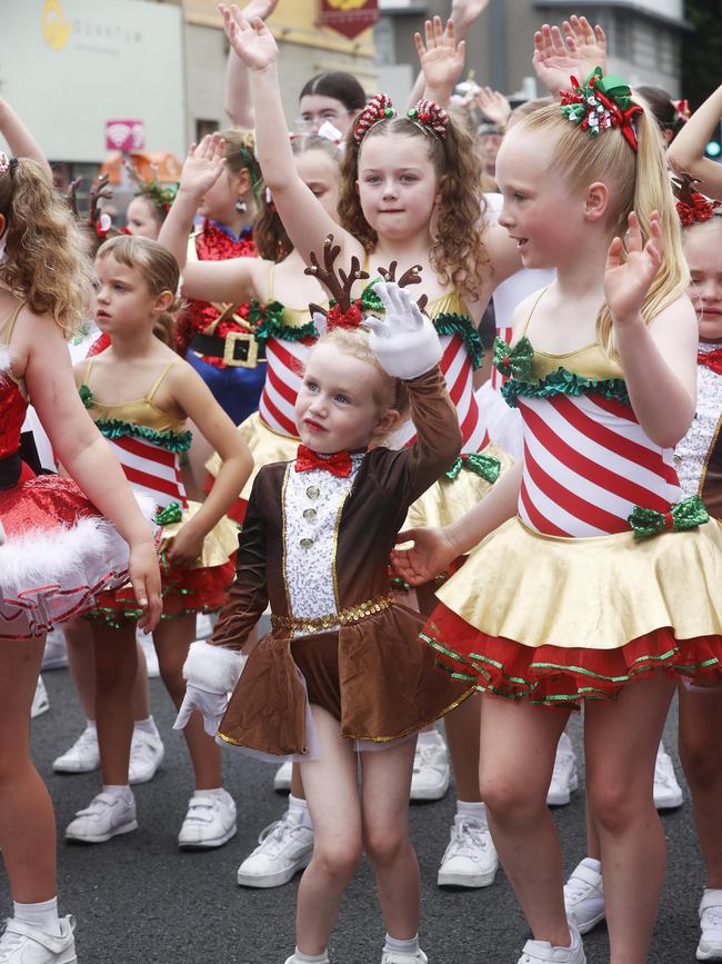 House of Dance float. Hobart Christmas Pageant 2024. Picture: Nikki Davis-Jones