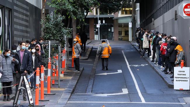 Melburnians have been urged to stay away from regional Victoria. Picture: NCA NewsWire/Ian Currie