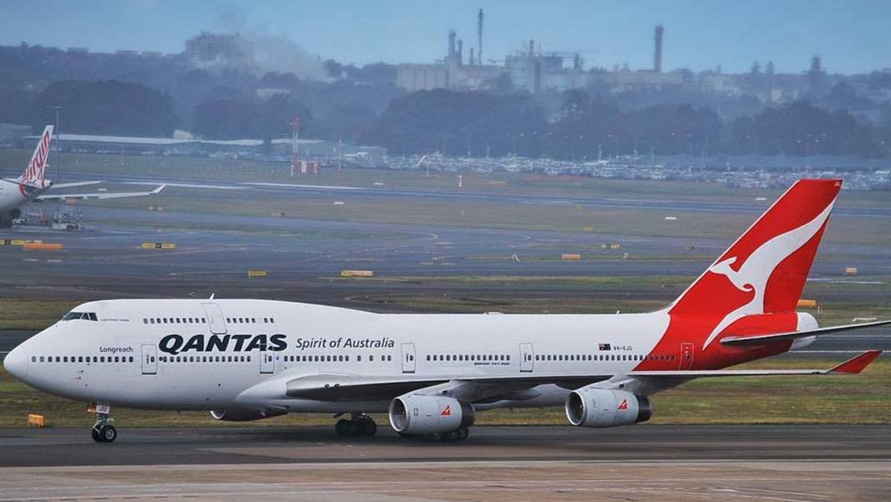 Qantas will say goodbye to its last 747 today. Picture: Twitter