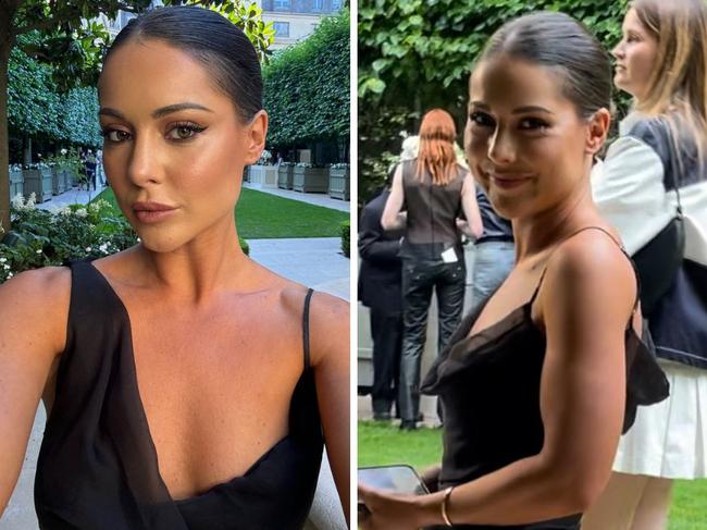 Reality star Louise Thompson praised for ‘naked dress’ detail. Picture: Instagram/LouiseThompson
