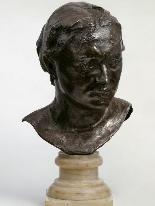 Madame Russell (The Italian) 1889, Rodin’s silver bust of John Russell’s wife Marianna
