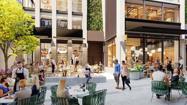 Quay Quarter Lanes directly behind Customs House will become a buzzing residential and retail area filled with cafes, bars and restaurants