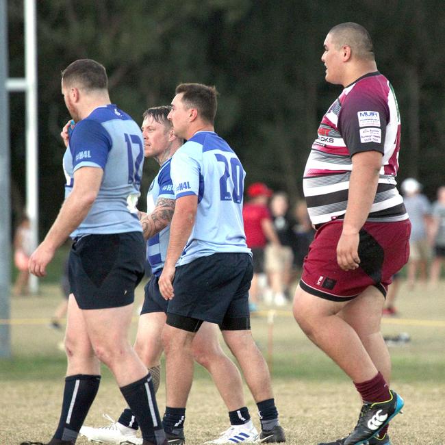 Nerang’s Caleb Enoka is a giant prop. Pic: Mike Batterham