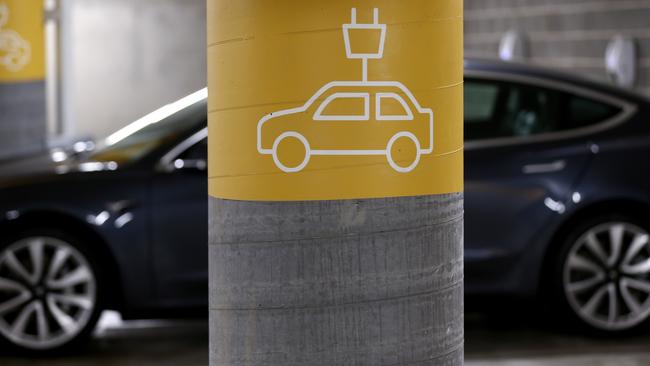 Shopping centres nationally are well placed to cater for an expected influx of electric vehicle charging. Picture: Getty Images