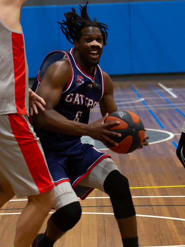 Garret Jefferson has enjoyed a strong season for Shepparton. Photo: Basketball Victoria.