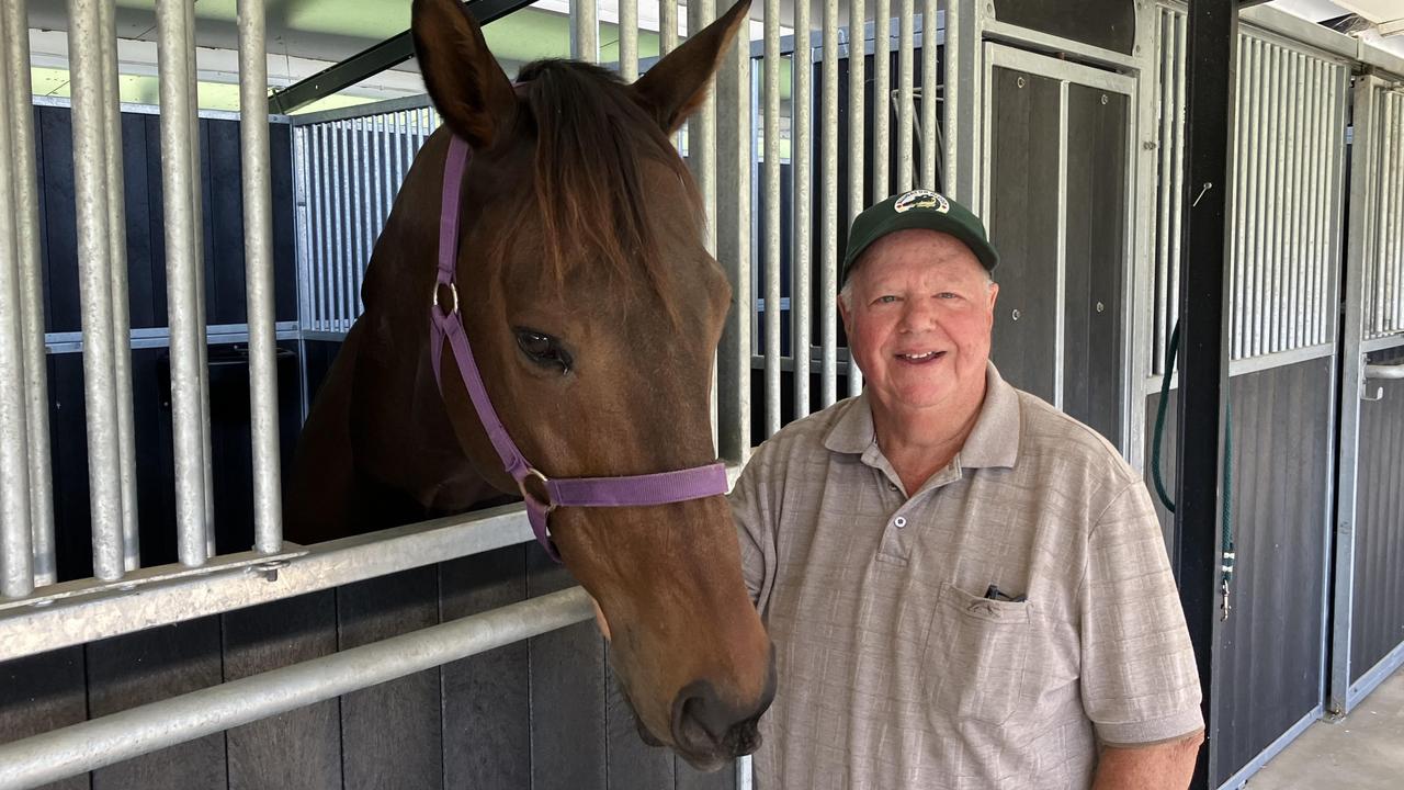 Alligator Blood with his part owner Jeff Simpson.