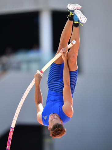 Kurtis Marschall competing at the Australian Athletics Championships on the Gold Coast. Picture: AAP Image/Darren England