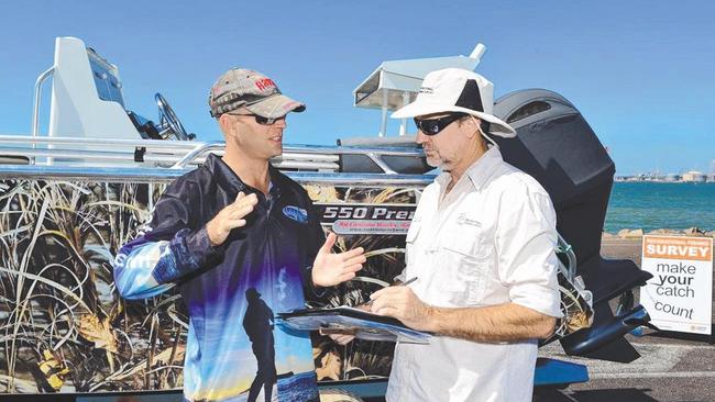 Surveys are being conducted at boat ramps across the Top End