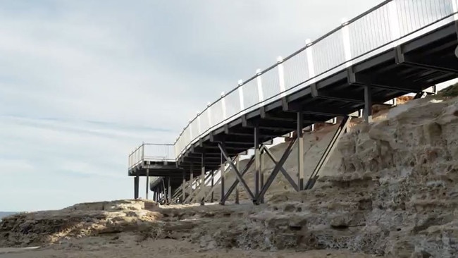 The 1.1km Witton Bluff Base Trail coastal walk, which connects Port Noarlunga and Christies Beach, is now officially open.