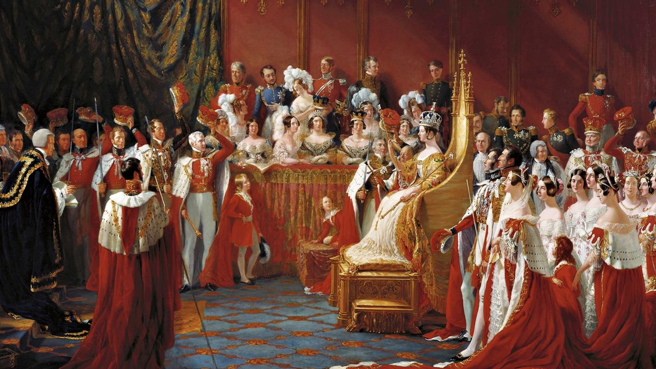 The Coronation of Queen Victoria.