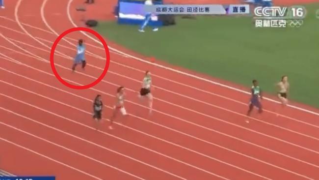 Nasra Ali Abukar in the 'slowest 100m of all-time'