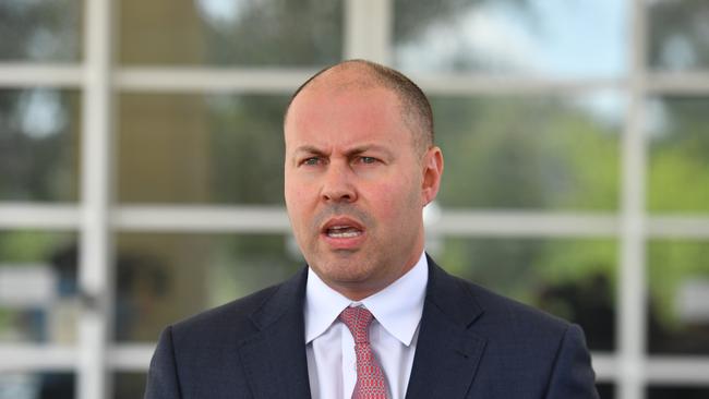 Treasurer Josh Frydenberg says combined pressures from the bushfires and coronavirus will have a signifigant impact on the economy. Picture: AAP