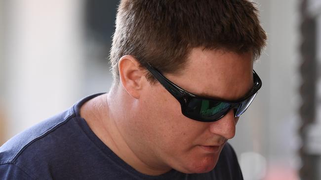 Steven Albee arrives at court this morning. Picture: AAP