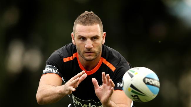 Robbie Farah during the Wests Tigers first pre season training session in Leichhardt .Picture Gregg Porteous