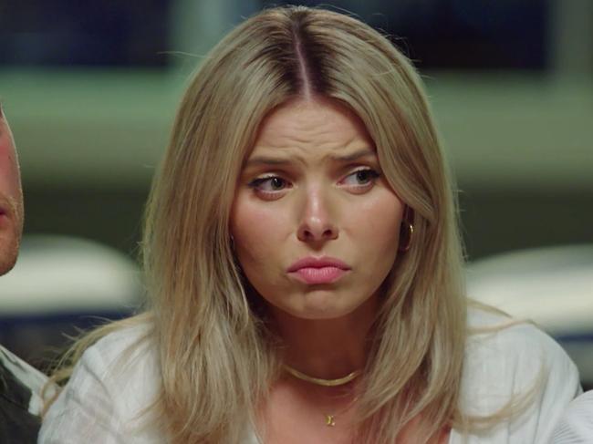 Olivia Frazer from MAFS is being cyberbullied by the Australian public. Picture: Nine.