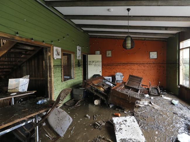 Flood damage at Brookfield restaurant and function centre, Margate. Picture: MATHEW FARRELL