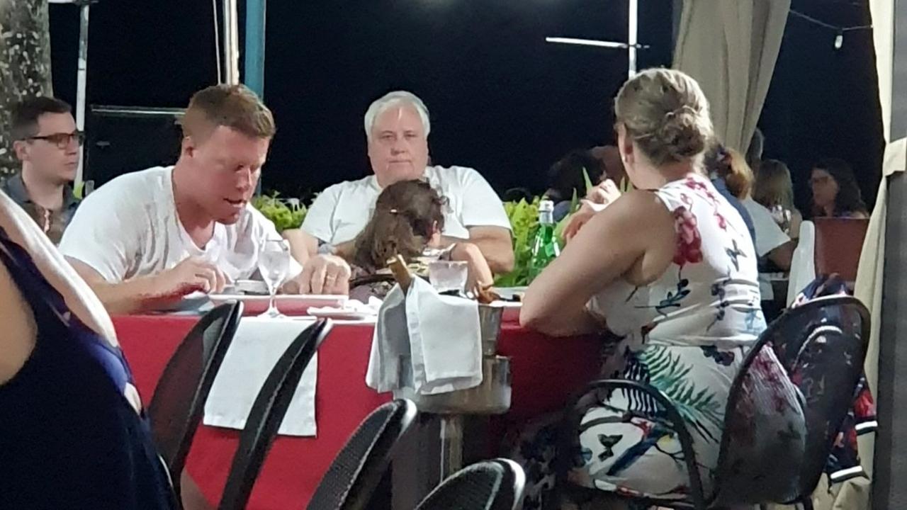 A social media image showing Clive Palmer in Fiji as the final week of the 2019 Federal Election campaign began.