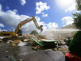 The One Mile Hotel has been demolished.